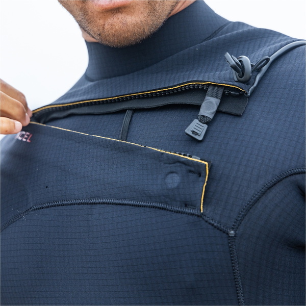 2026 Xcel Hombres Infiniti 4/3mm Chest Zip Neopreno MN43Z2L4 - Black